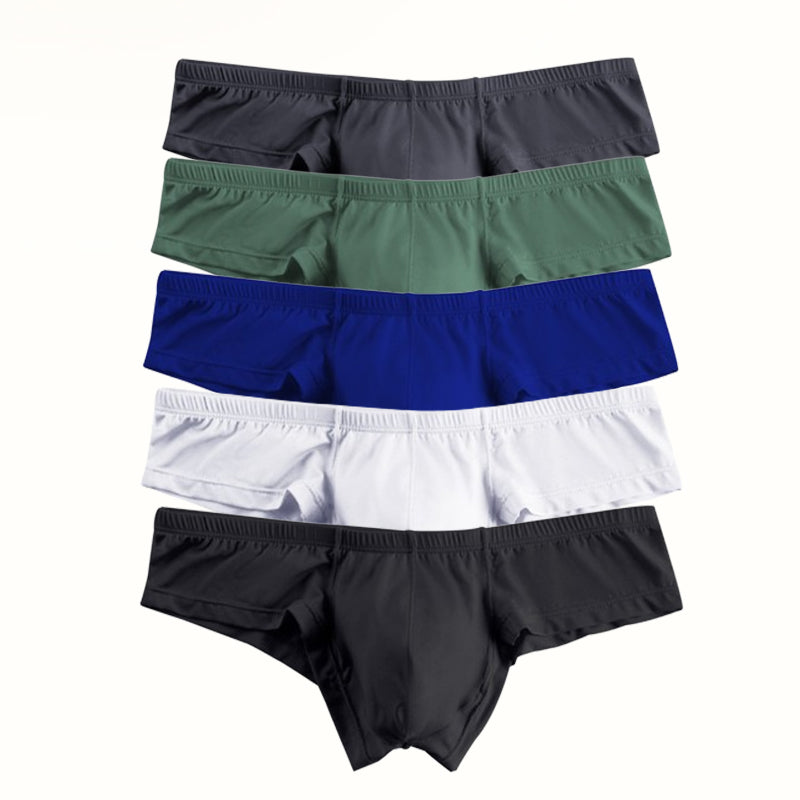 🔥Vásárolj 2-t, kapsz 1-et ingyen 🔥Egyszínű, légáteresztő férfi alacsony derekú alsó