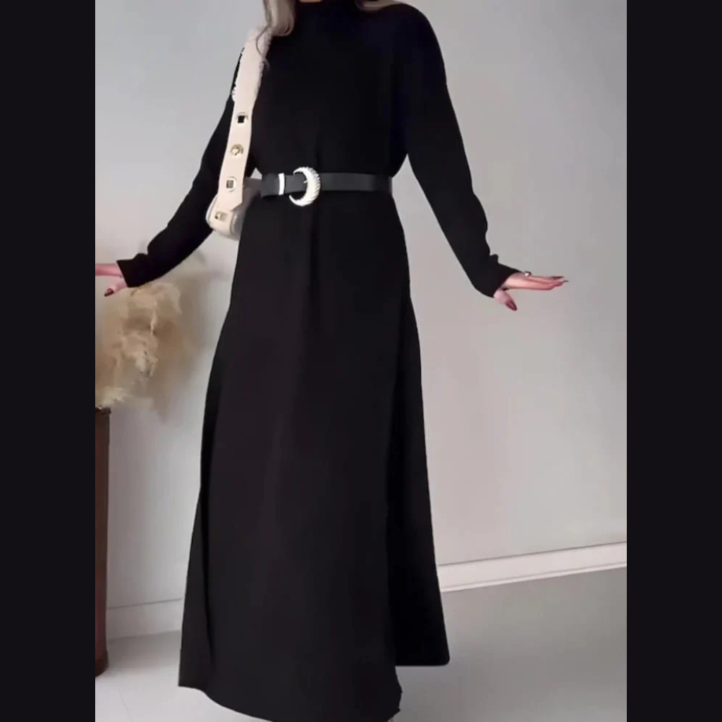 Trendi téli garbós kötött CoOrd szett