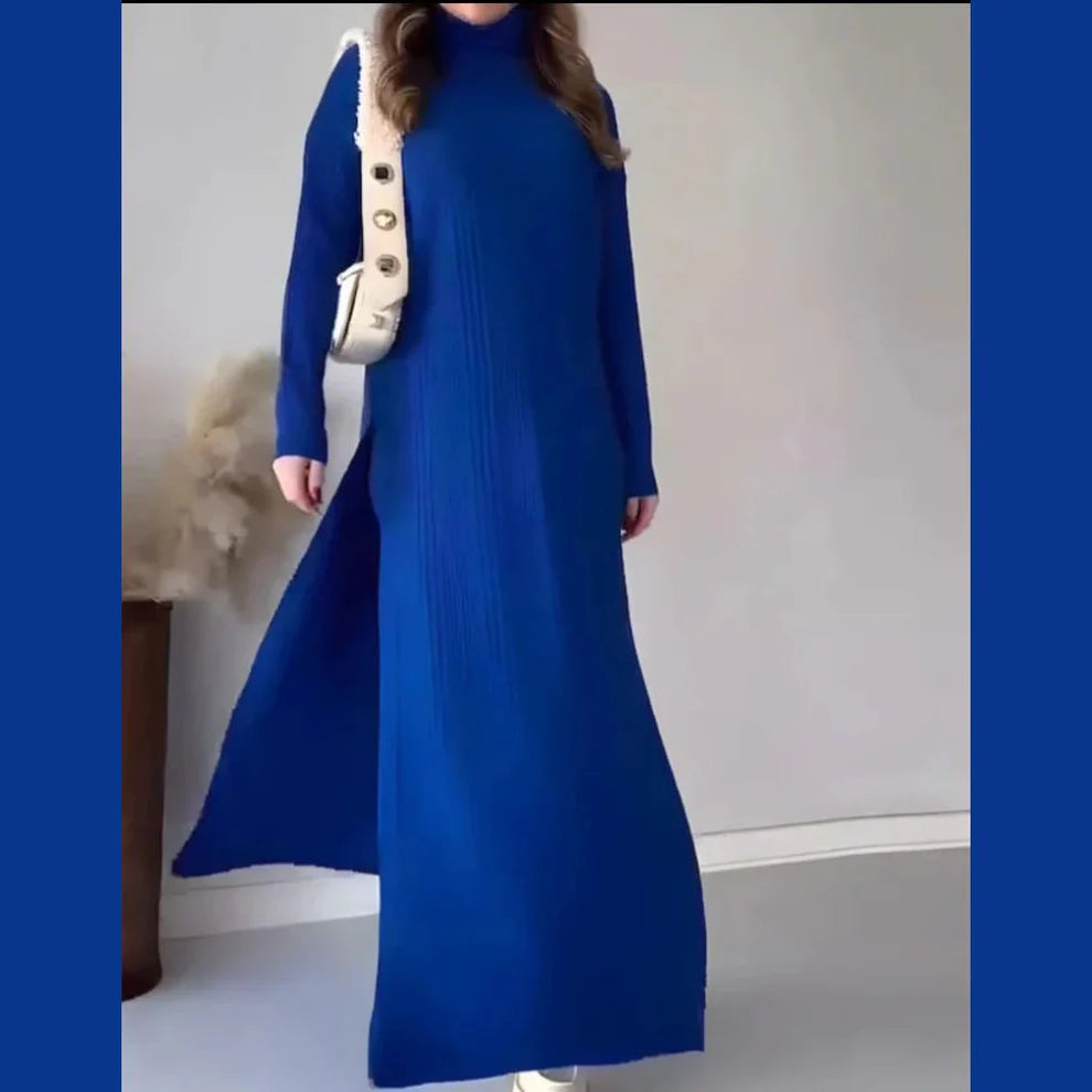 Trendi téli garbós kötött CoOrd szett