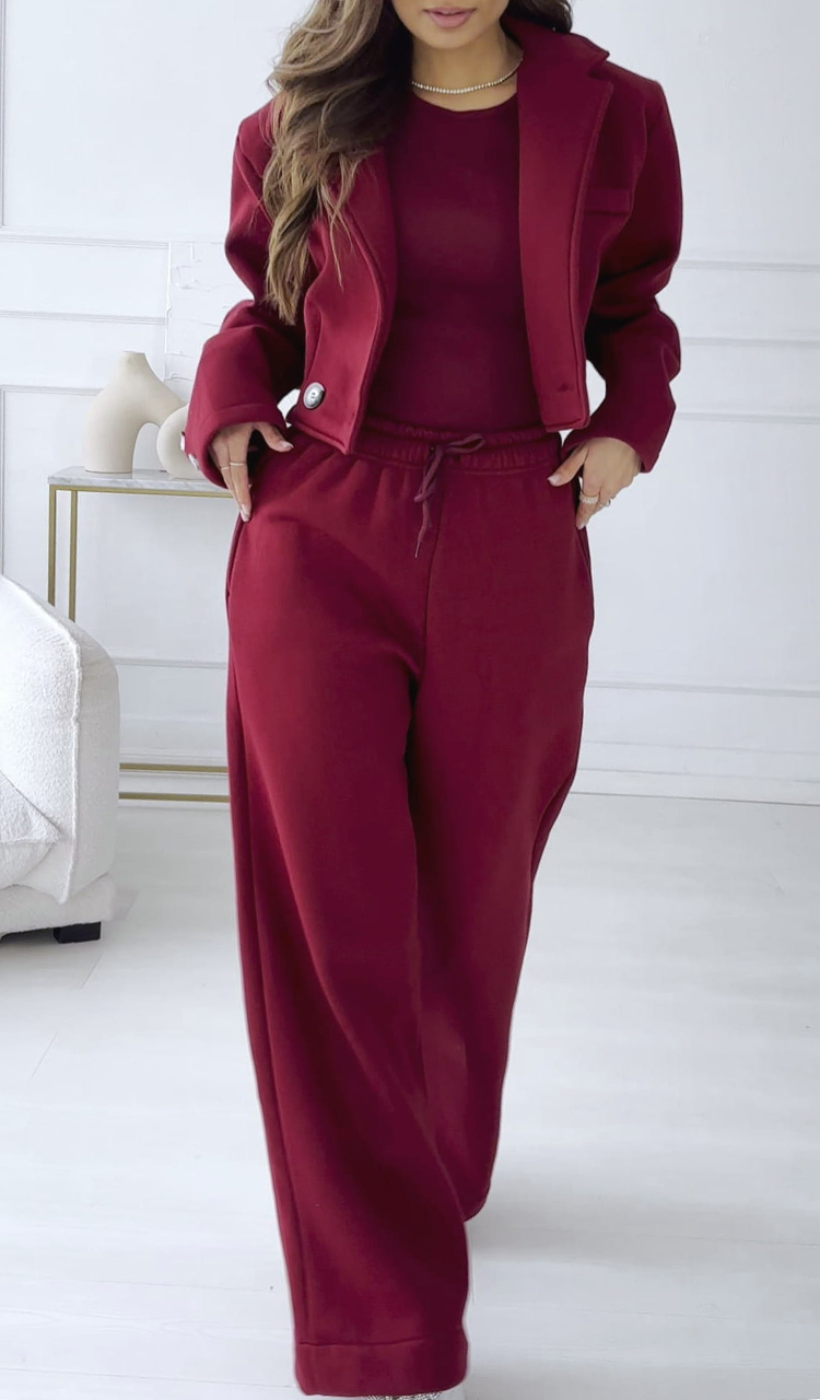 Női temperamentumos hétköznapi háromrészes szett