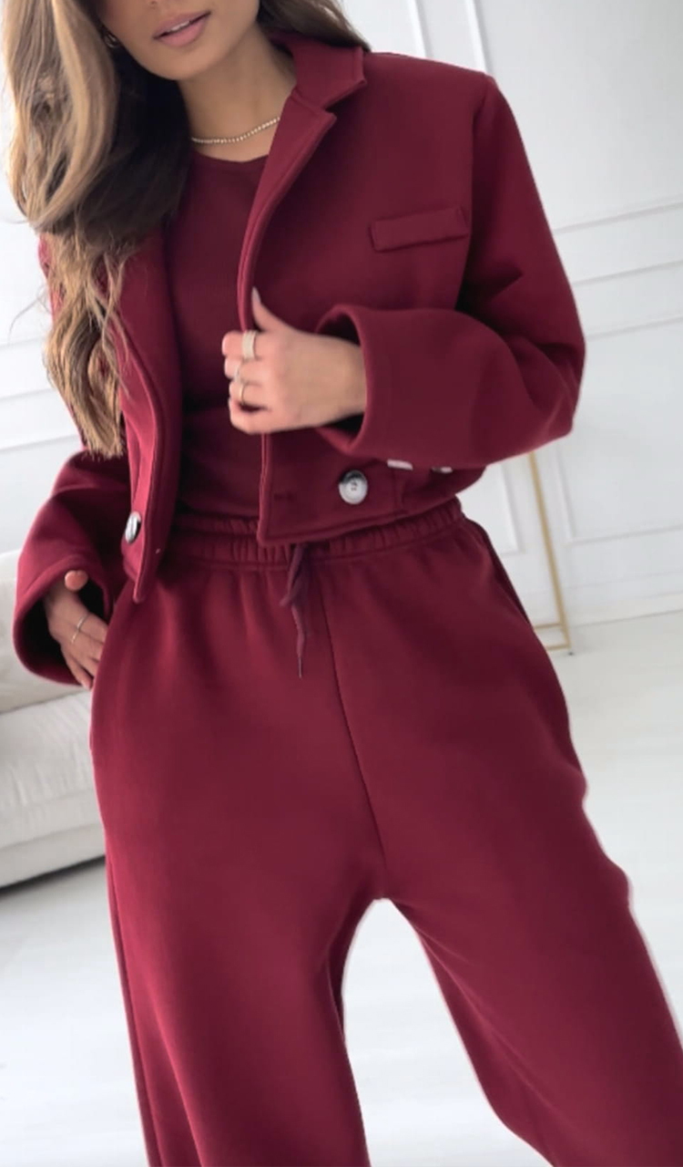 Női temperamentumos hétköznapi háromrészes szett