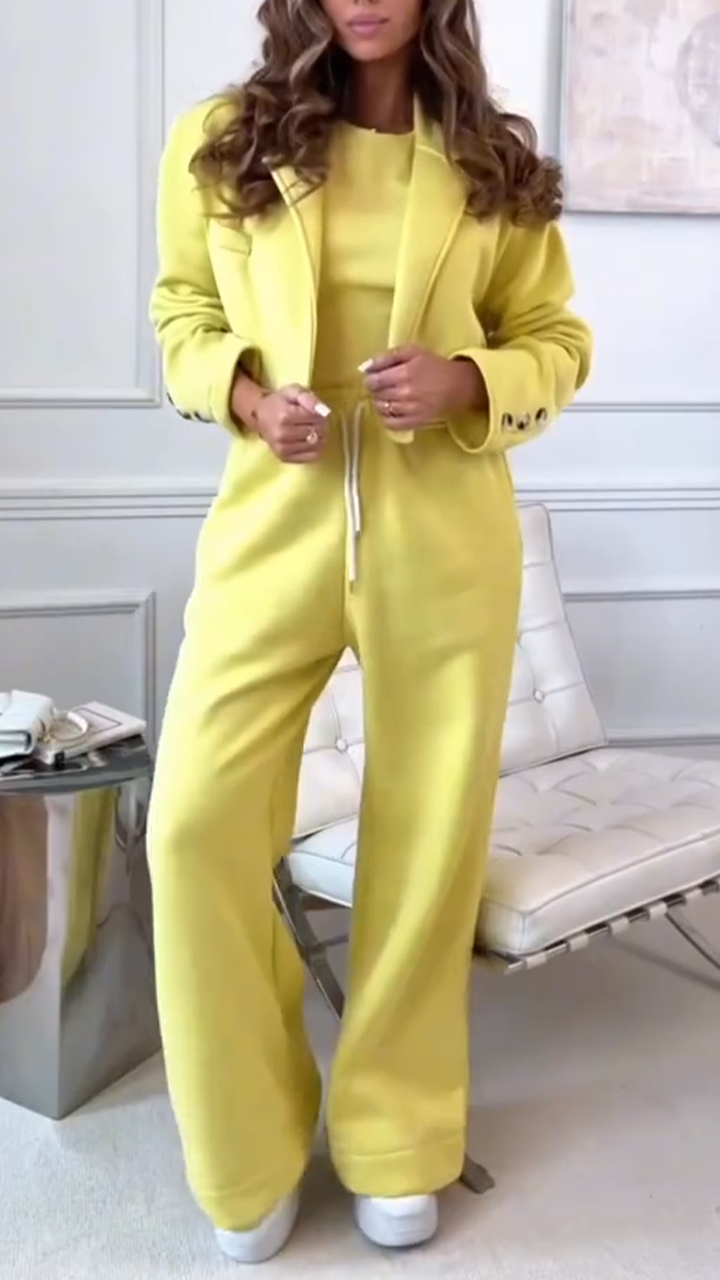 Női temperamentumos hétköznapi háromrészes szett