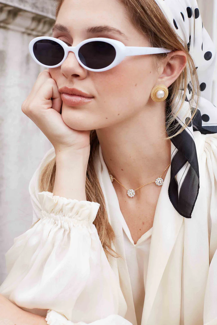 Kiváló minőségű, kézzel készített, 14 karátos arannyal bevont gyöngy fülbevaló