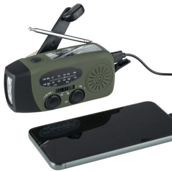 SafeCharge Pro vészhelyzeti rádió