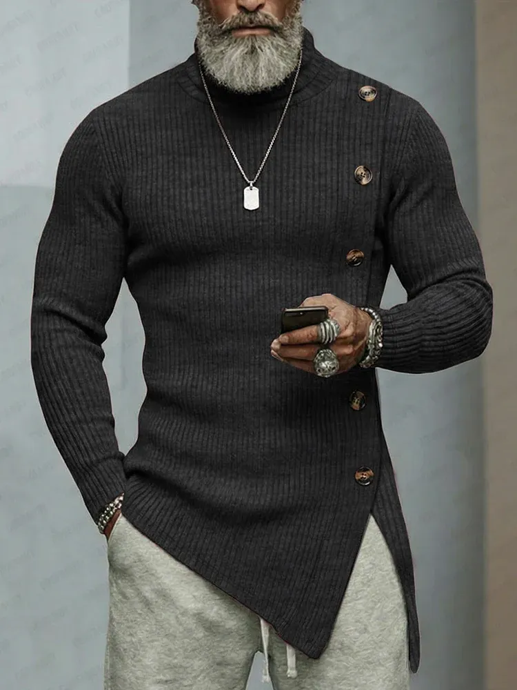 Stílusos, aszimmetrikus szabású, rugalmas kötött felső