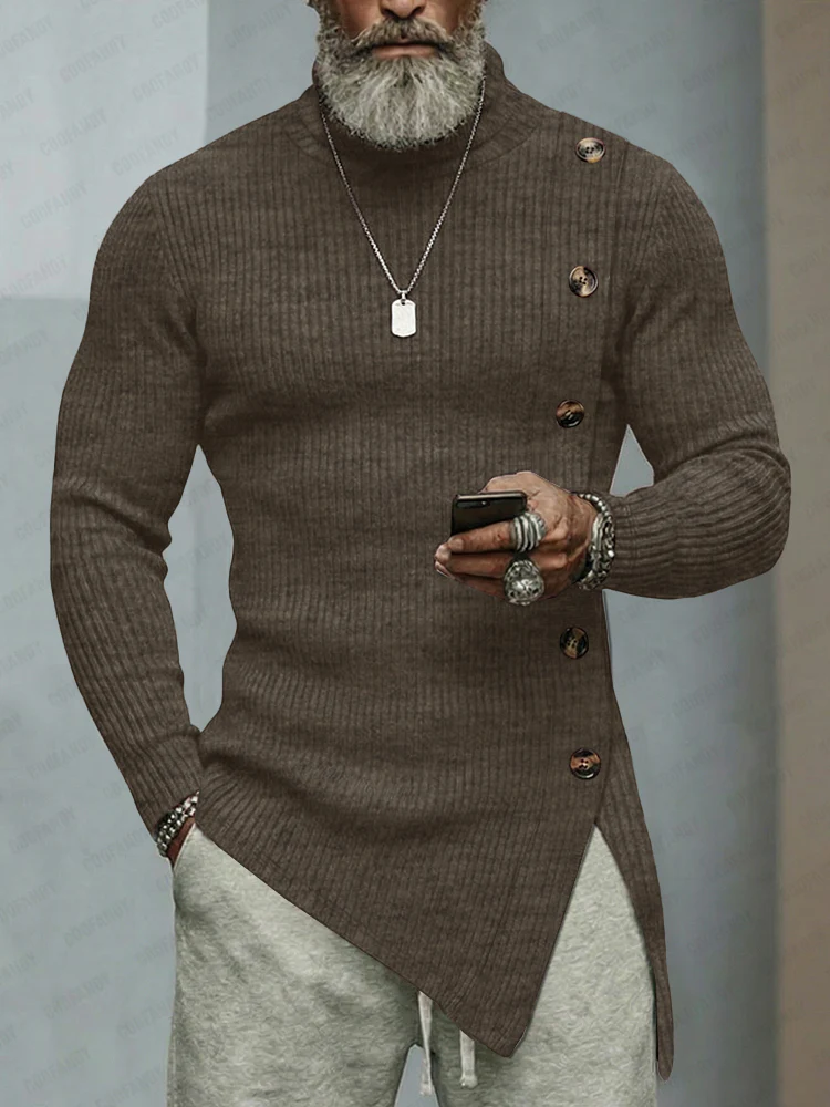 Stílusos, aszimmetrikus szabású, rugalmas kötött felső