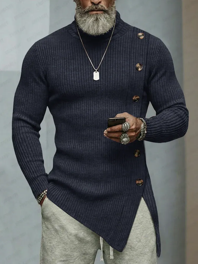 Stílusos, aszimmetrikus szabású, rugalmas kötött felső