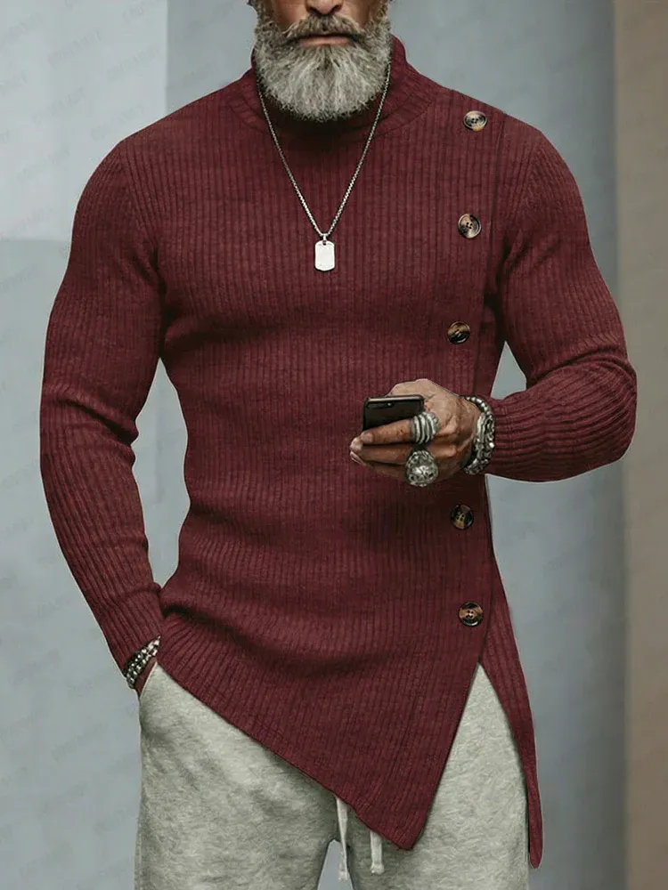 Stílusos, aszimmetrikus szabású, rugalmas kötött felső