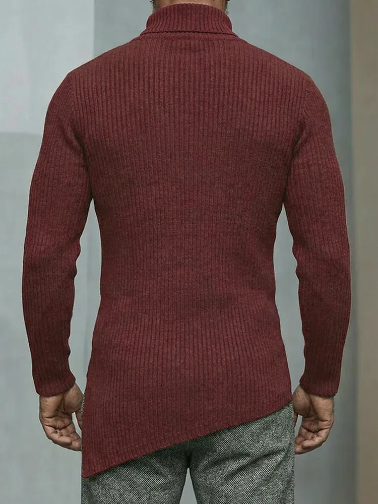 Stílusos, aszimmetrikus szabású, rugalmas kötött felső