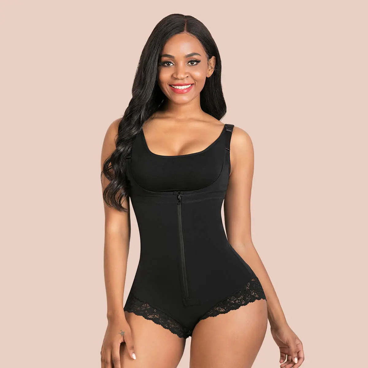 SHAPERX Shapewear for Women Fajas Colombianas Tummy Control Bodysuit-SALLIBERTY