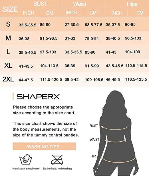 SHAPERX High Waist Shorts Tummy Control Butt Enhancer-SALLIBERTY