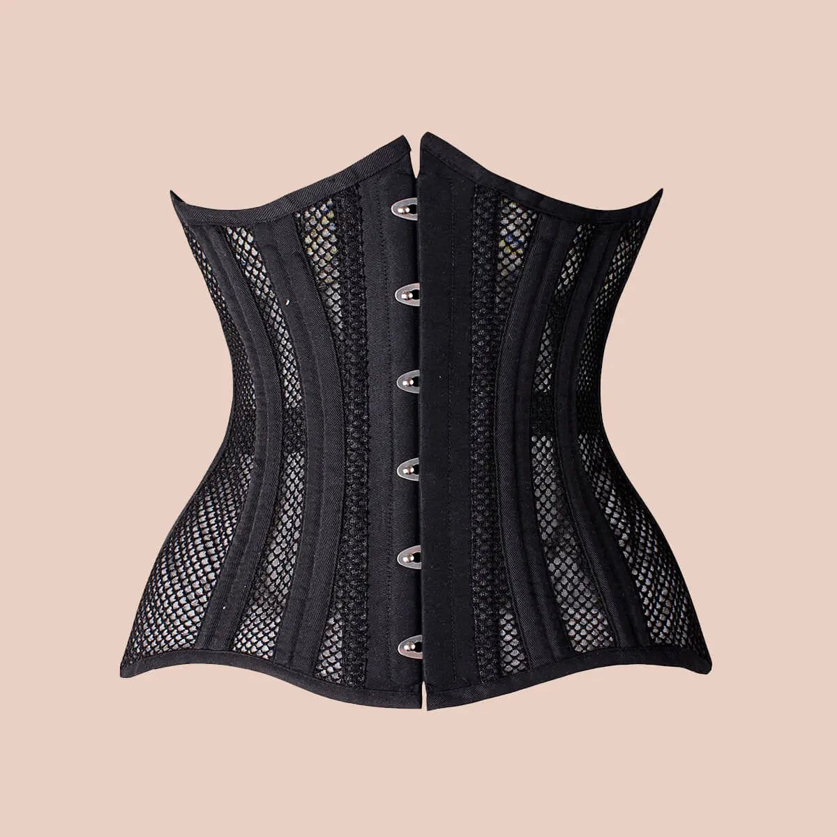 SHAPERX Longline Heavy Duty Steel Boned Corset  Underbust Body Shaper-SALLIBERTY
