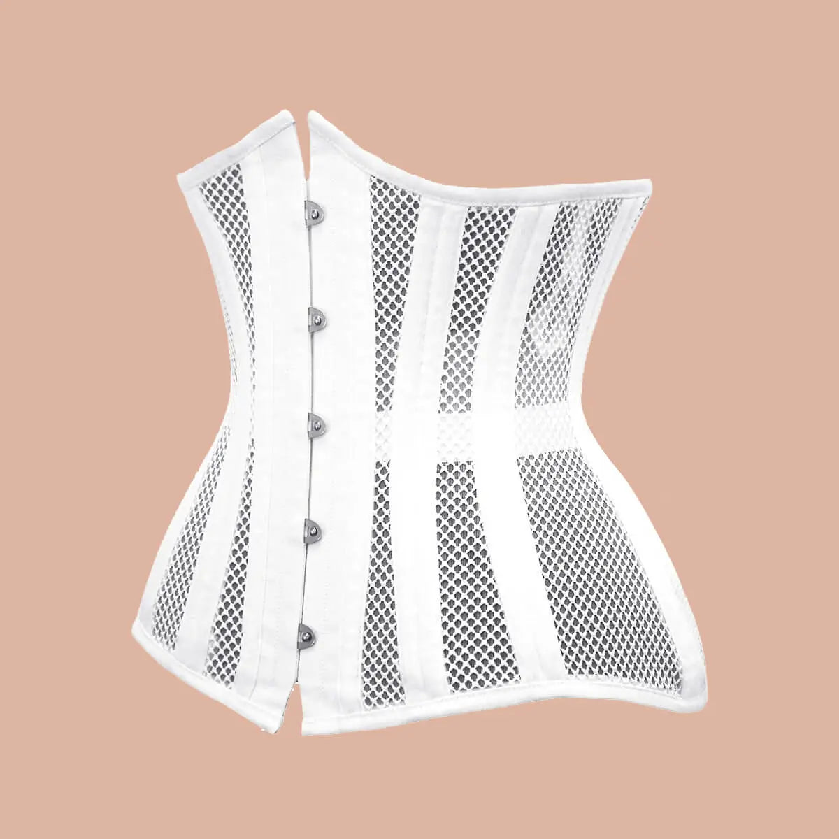 SHAPERX Longline Heavy Duty Steel Boned Corset  Underbust Body Shaper-SALLIBERTY