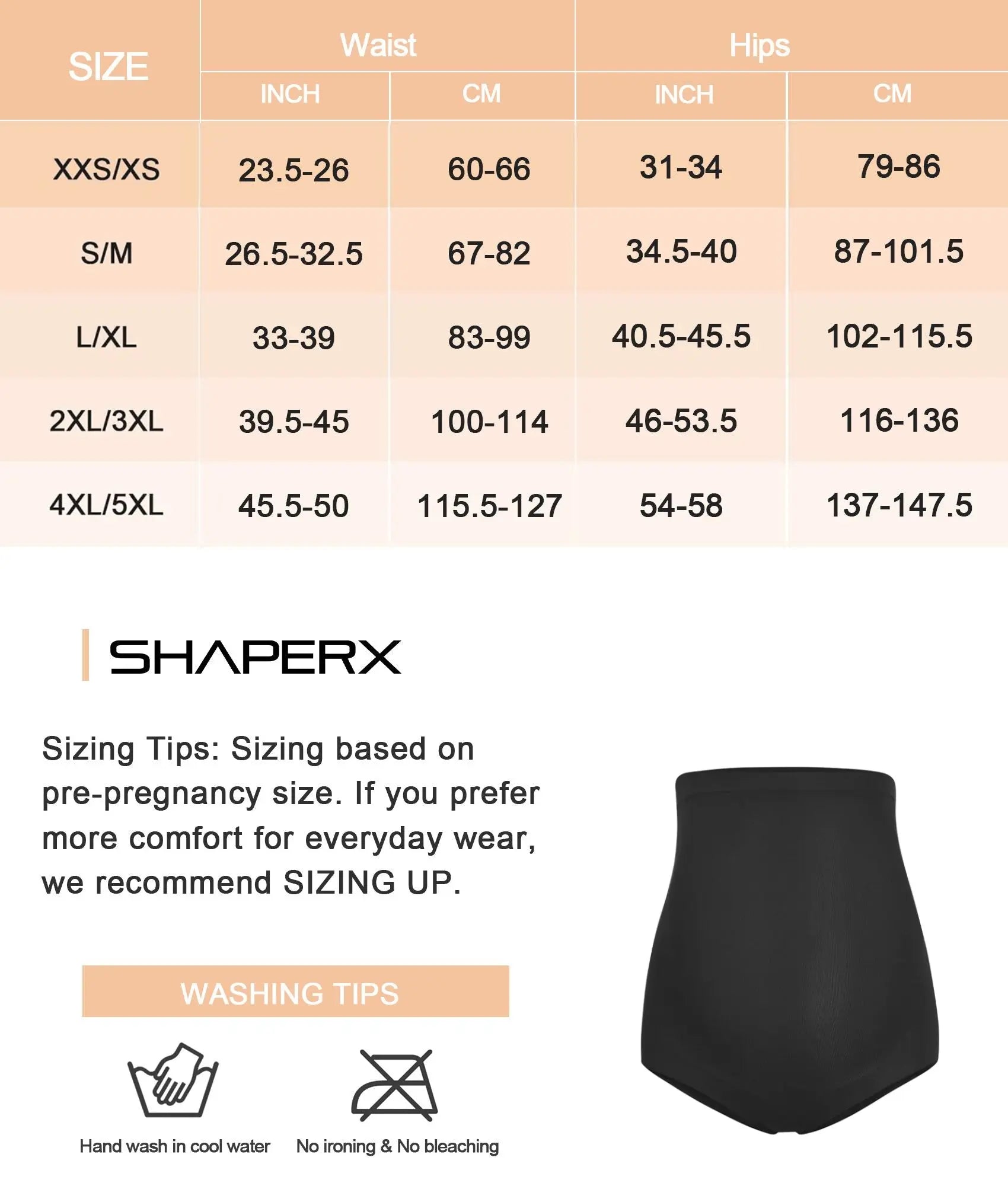 SHAPERX Maternity Sculpting Brief Shorts for Women-SALLIBERTY