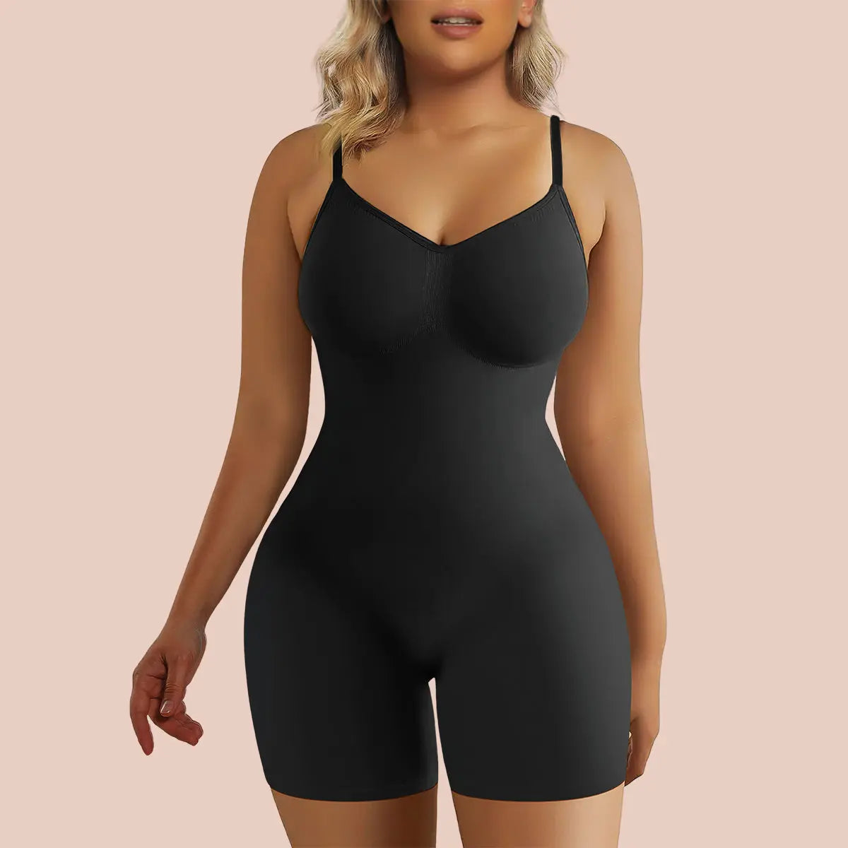 SHAPERX Seamless Full Body Tummy Control Bodysuit Shapewear-SALLIBERTY
