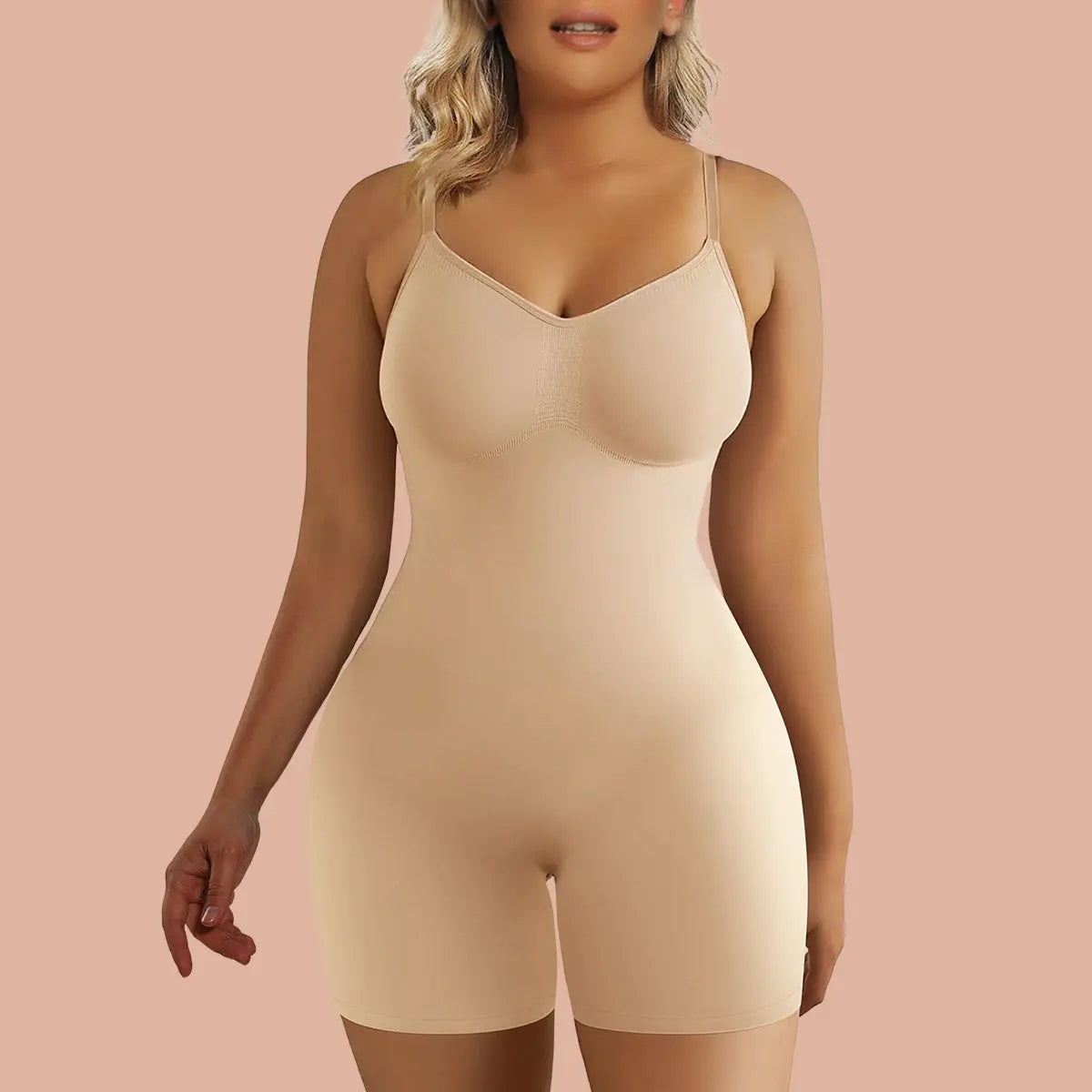 SHAPERX Seamless Full Body Tummy Control Bodysuit Shapewear-SALLIBERTY