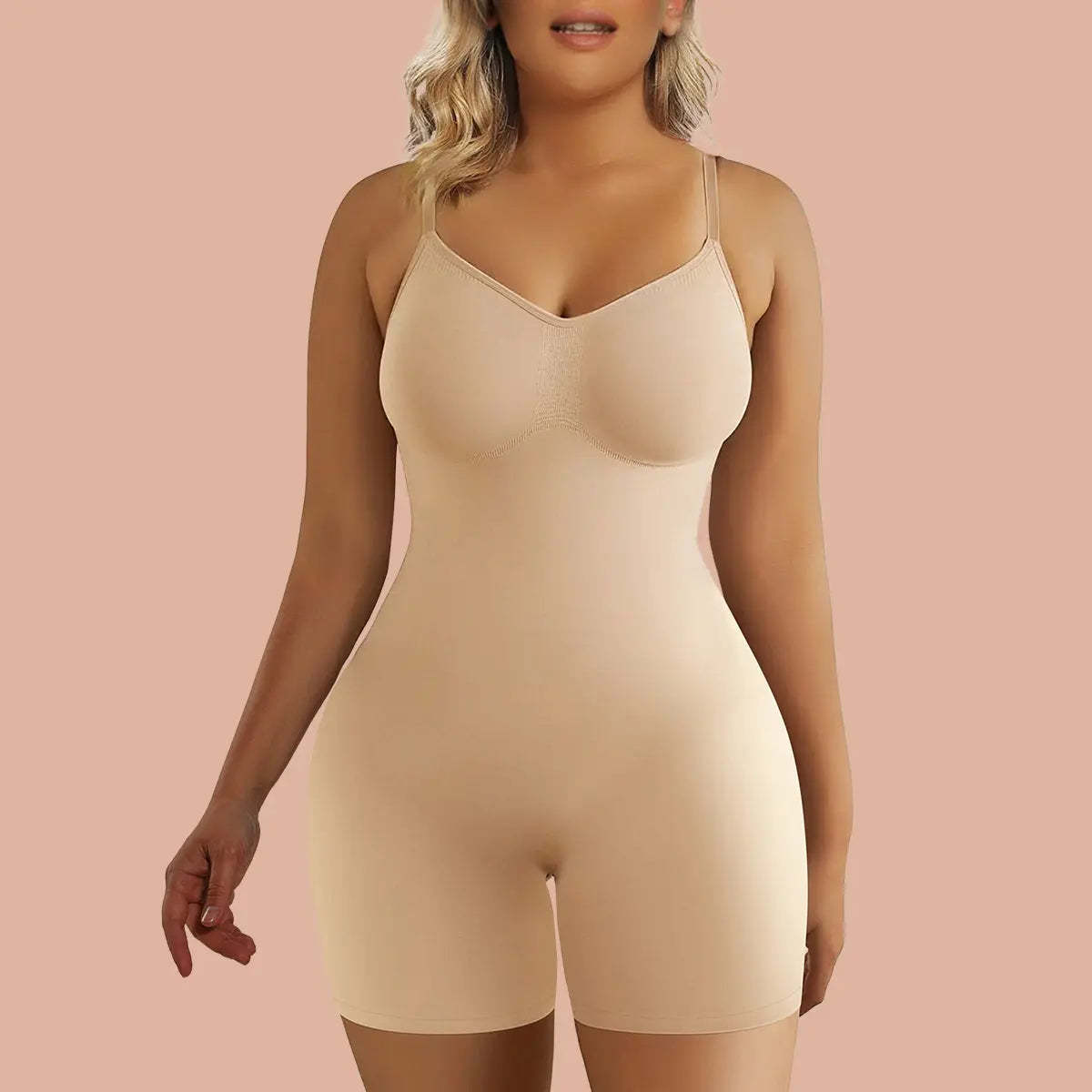 SHAPERX Seamless Full Body Tummy Control Bodysuit Shapewear-SALLIBERTY