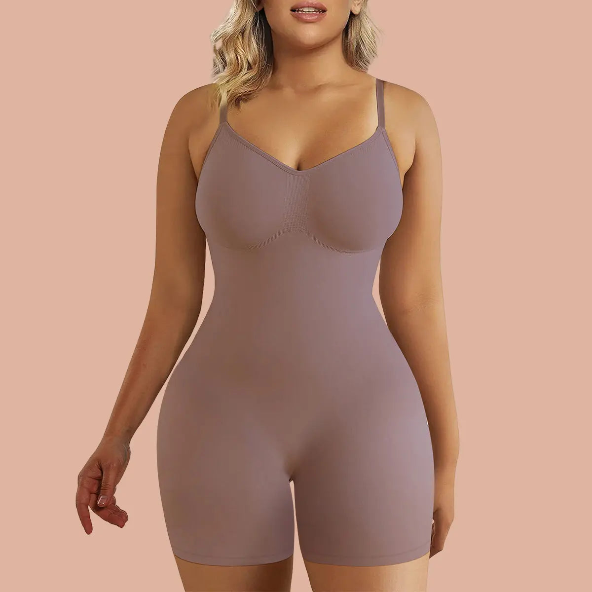 SHAPERX Seamless Full Body Tummy Control Bodysuit Shapewear-SALLIBERTY
