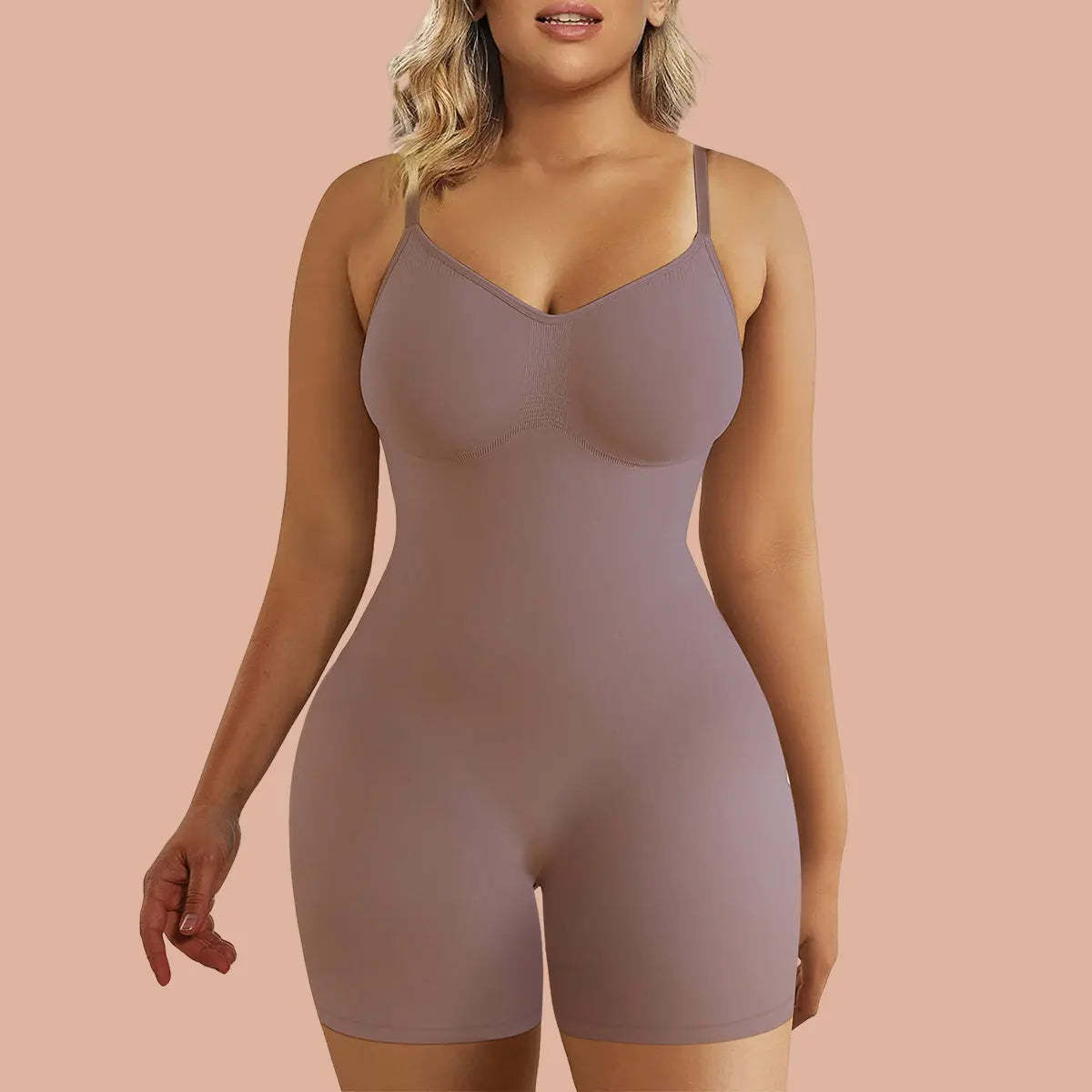 SHAPERX Seamless Full Body Tummy Control Bodysuit Shapewear-SALLIBERTY