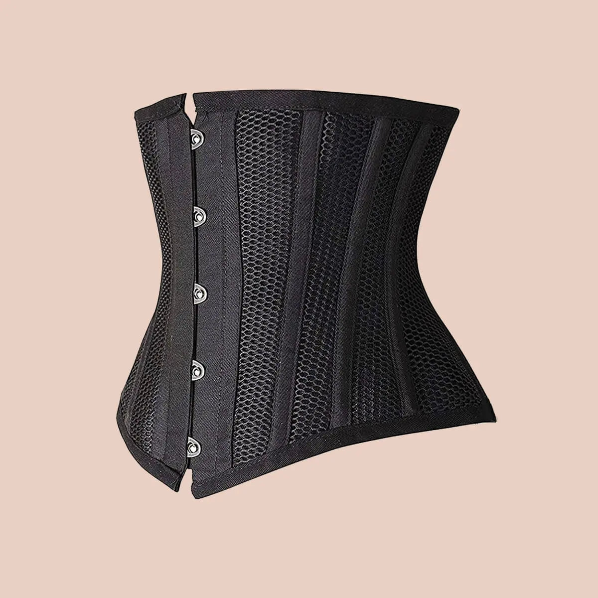 SHAPERX Short Torso Underbust Waist Training Corset Hourglass Body Shaper-SALLIBERTY