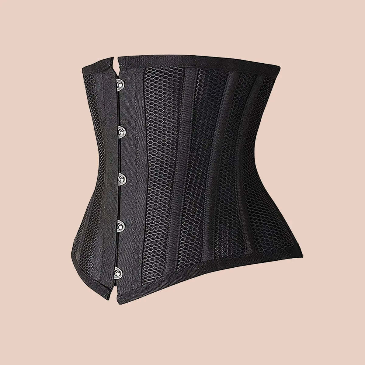 SHAPERX Short Torso Underbust Waist Training Corset Hourglass Body Shaper-SALLIBERTY