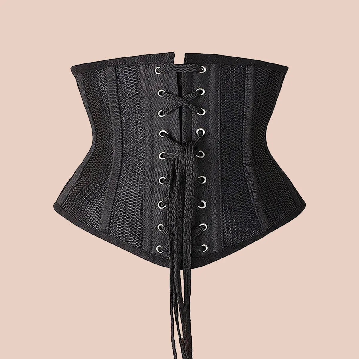 SHAPERX Short Torso Underbust Waist Training Corset Hourglass Body Shaper-SALLIBERTY