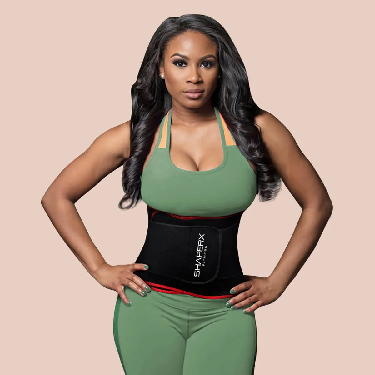 SHAPERX Sweat Belly Band Sauna Waist Trainer Belts-SALLIBERTY