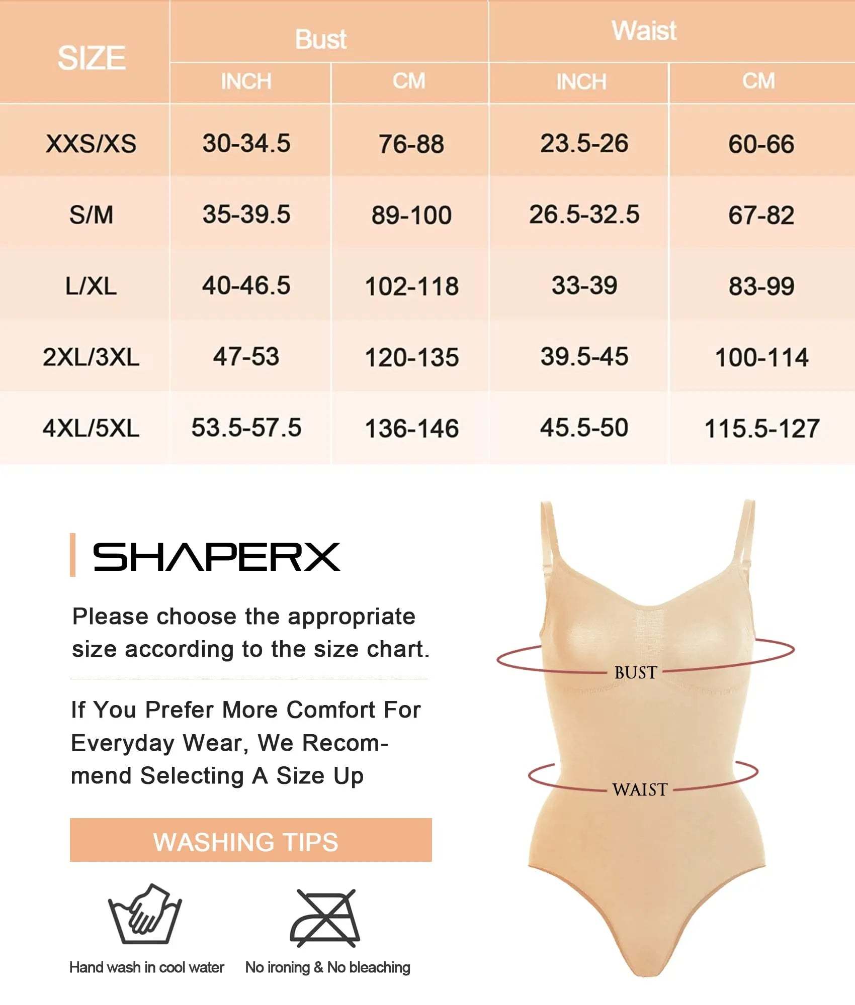 SHAPERX Tummy Control Shapewear Adjustable Straps Seamless Thong Body Shaper-SALLIBERTY