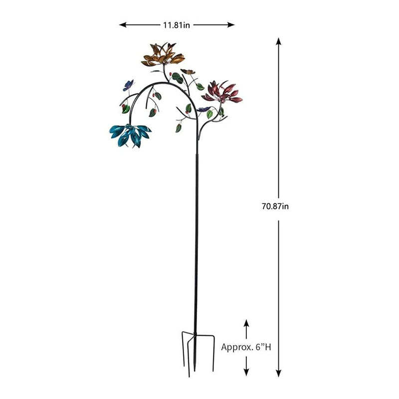 2024 Hot Sale- Gynyr nyári tbbszín virágok szélforgatója