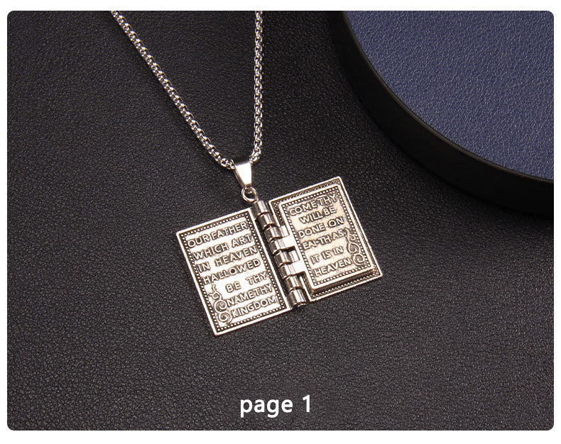 Holy Bible Necklace