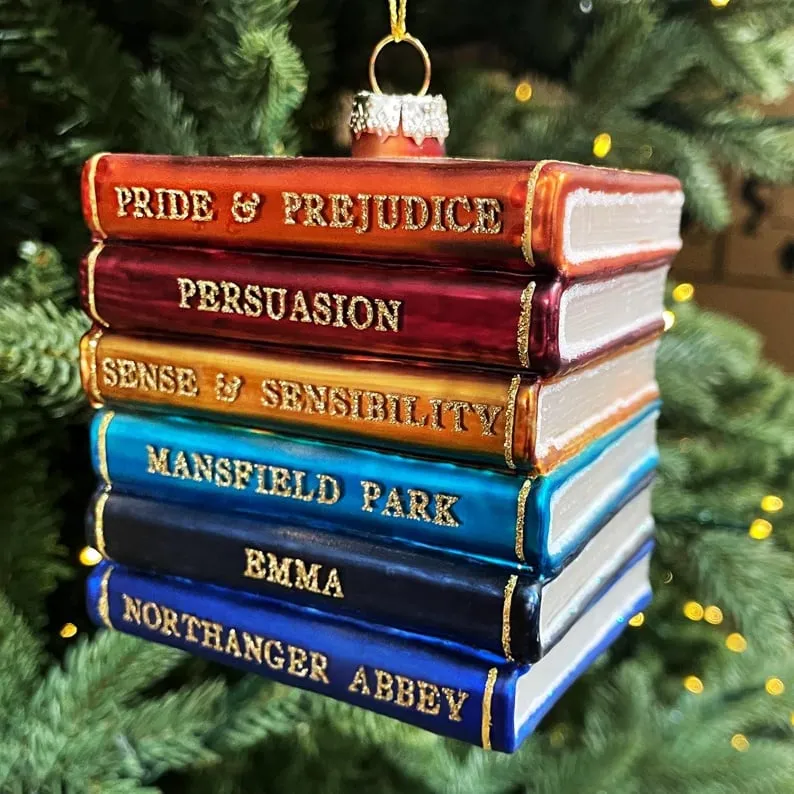 🔥Jane Austen Christmas Tree Ornament
