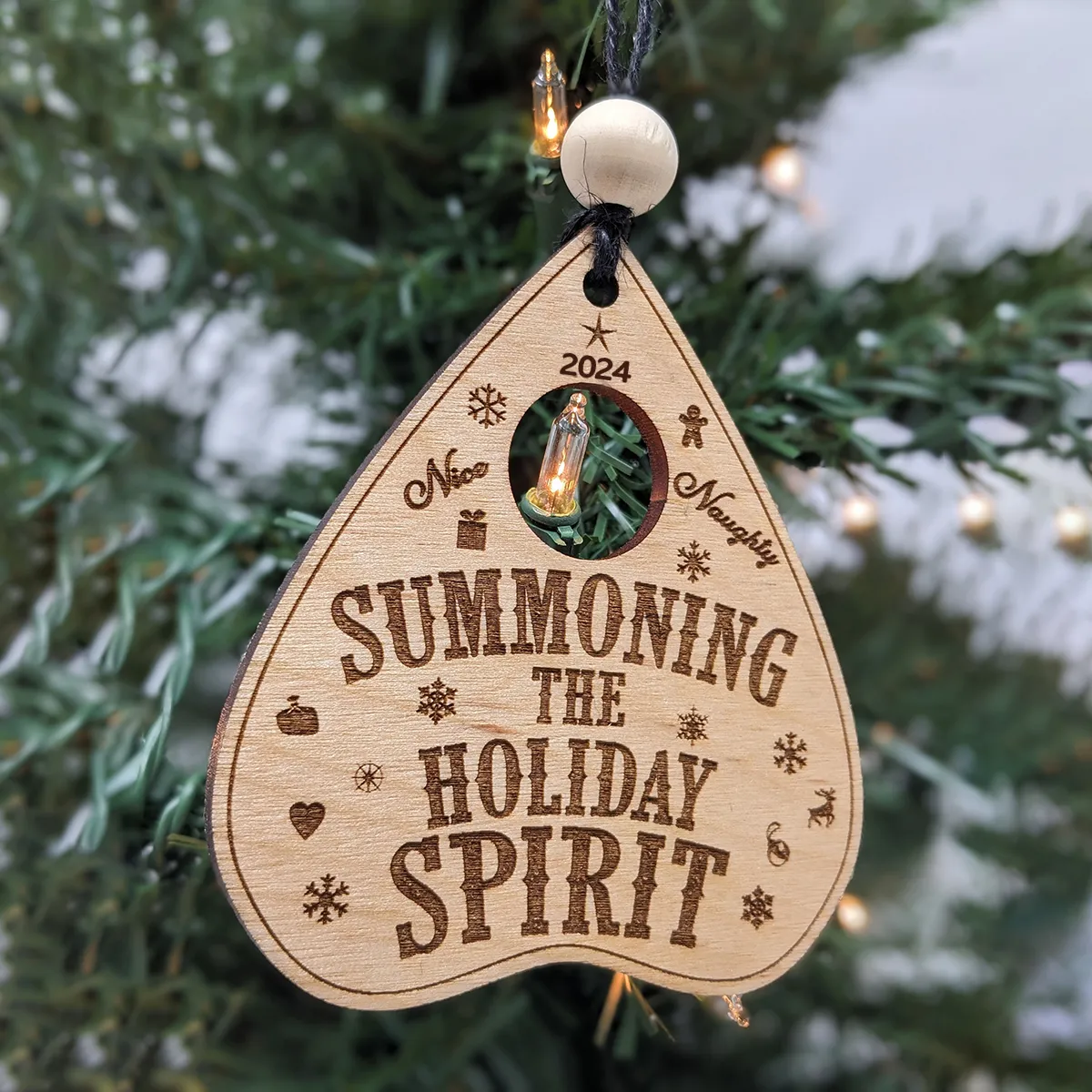 🔥🎄Summoning The Holiday Spirit Ornament