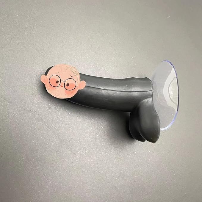 Funny prank switch cover and light suction cup hook, suitable for home, car decoration, prank decoration