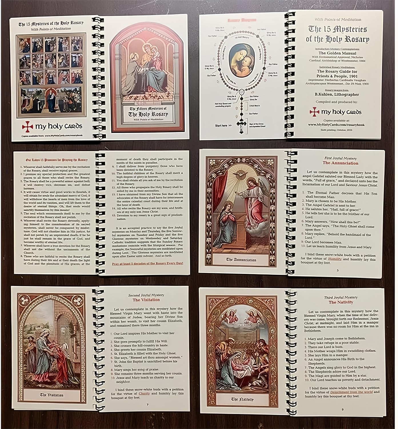 🙏POCKET-SIZE Rosary Meditation Book