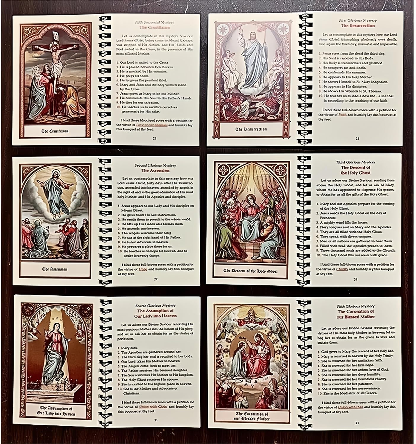 🙏POCKET-SIZE Rosary Meditation Book