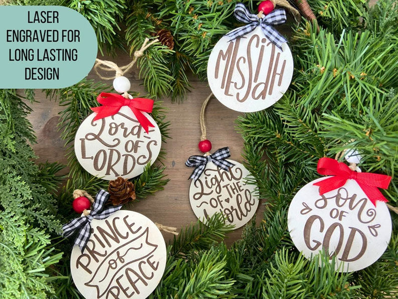 Names of Jesus Ornament
