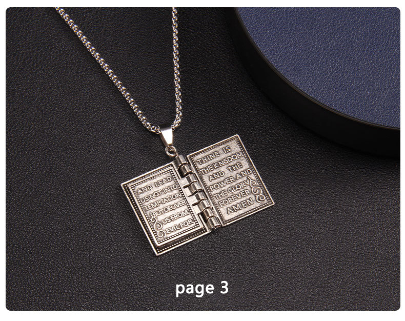 Holy Bible Necklace