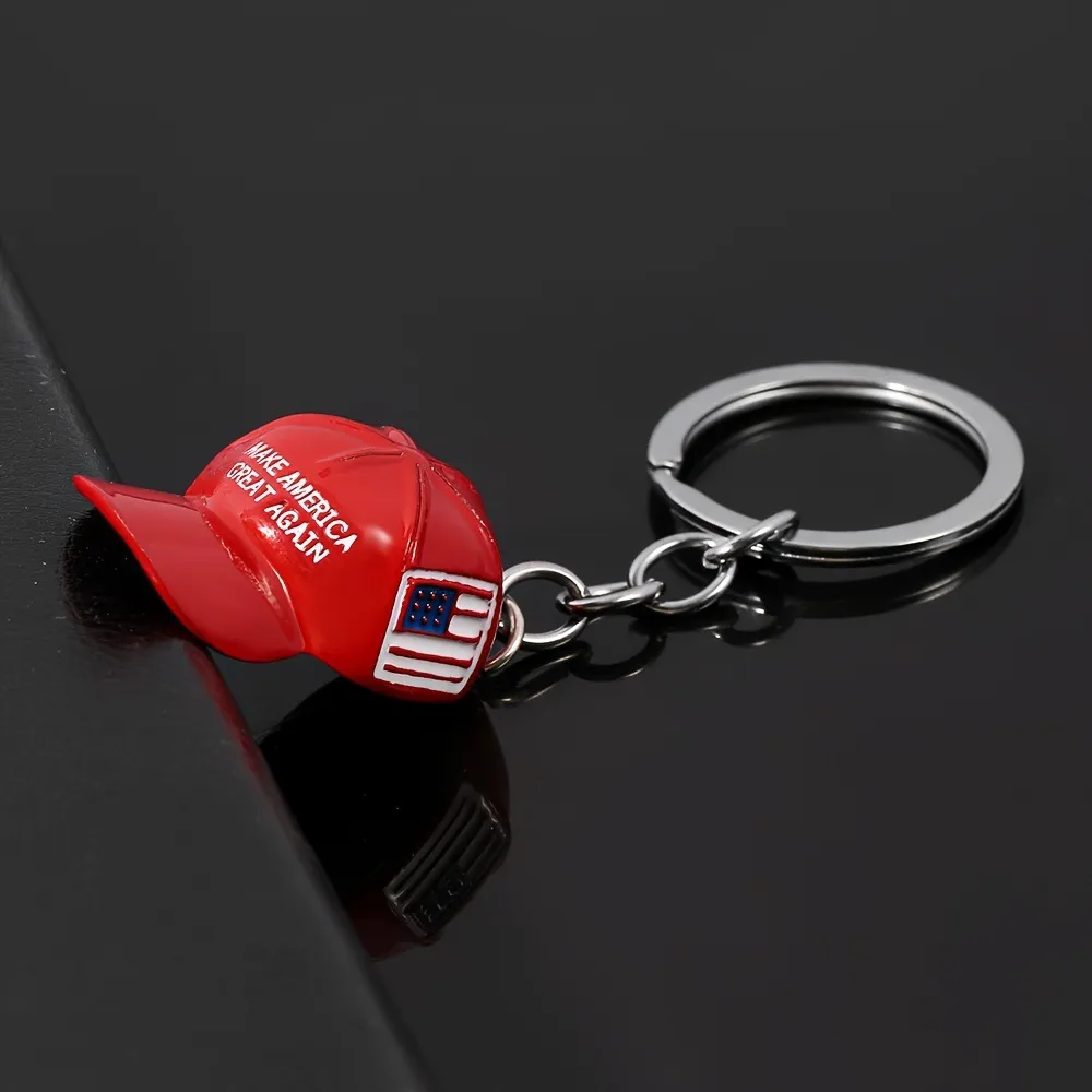 🔥"Make America Great Again"🗽 - Red Hat Keychain