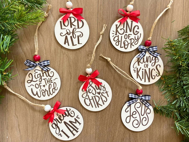 Names of Jesus Ornament