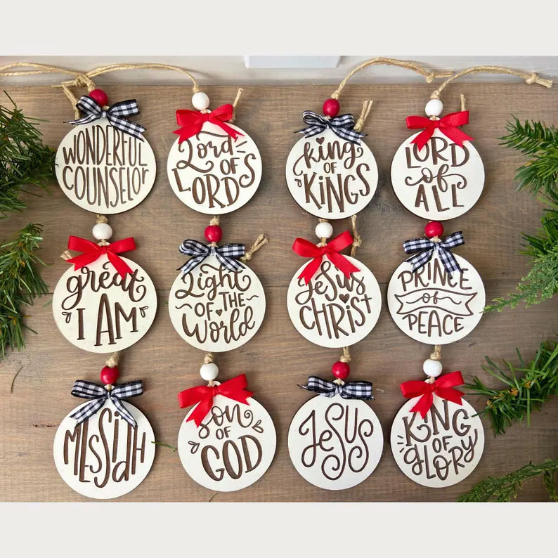 Names of Jesus Ornament