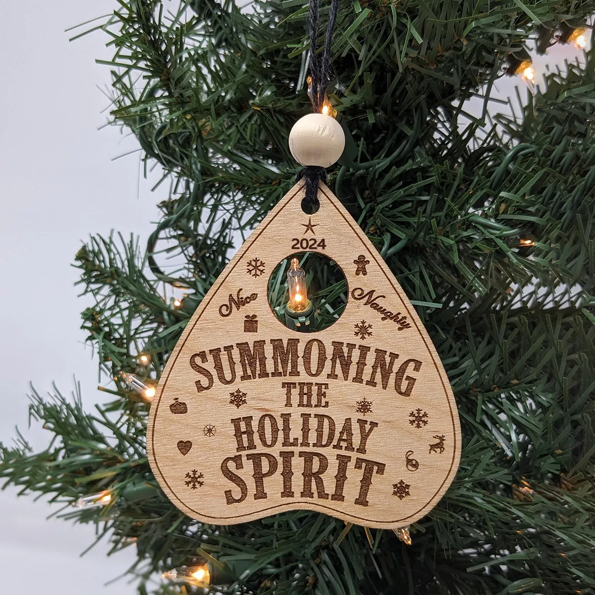 🔥🎄Summoning The Holiday Spirit Ornament