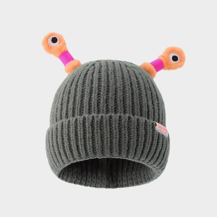 🎩Winter Parent-Child Cute Glowing Little Monster Knit Hat
