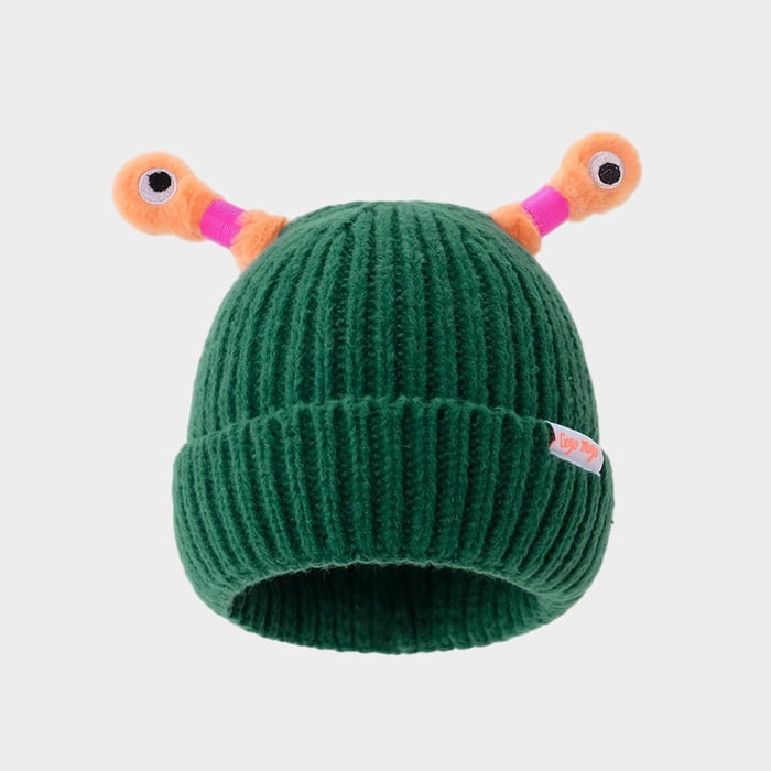 🎩Winter Parent-Child Cute Glowing Little Monster Knit Hat