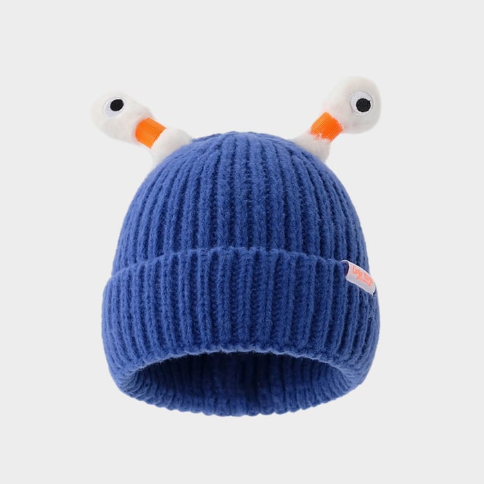 🎩Winter Parent-Child Cute Glowing Little Monster Knit Hat