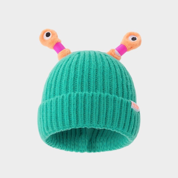 🎩Winter Parent-Child Cute Glowing Little Monster Knit Hat