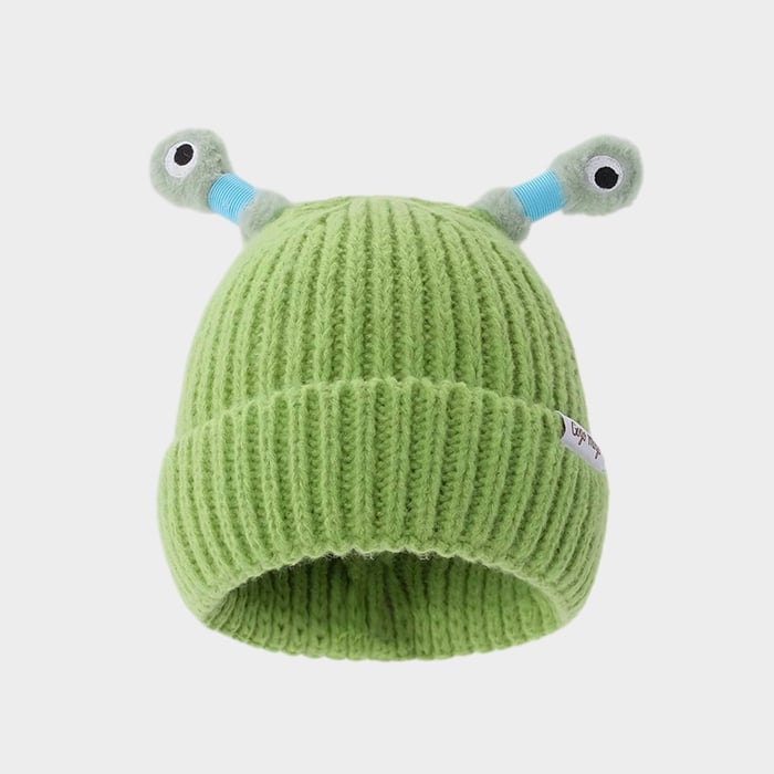 🎩Winter Parent-Child Cute Glowing Little Monster Knit Hat