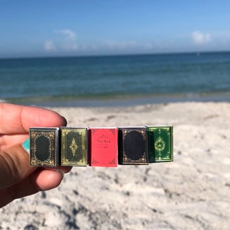 Miniature Book Hair Clip Barrette