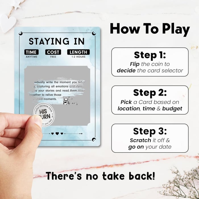 1 Box Romantic Date Night Adventure Card