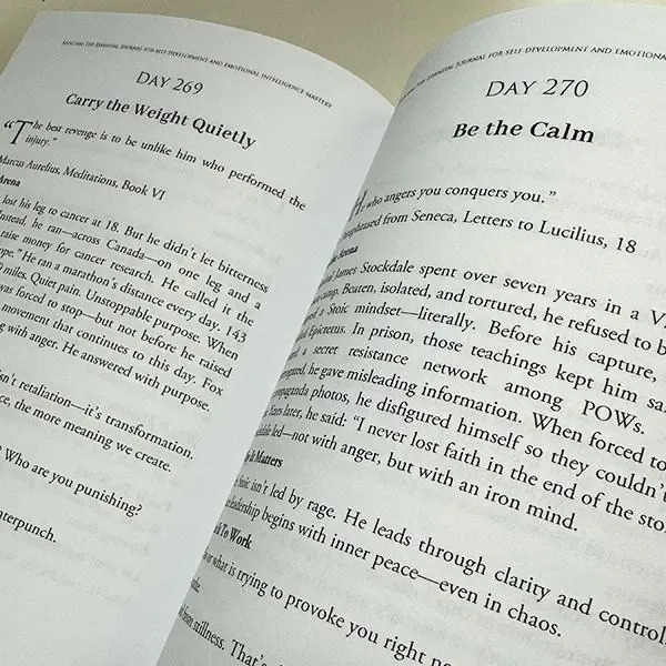 Stoicism: 365 Daily Lessons for Motivation, Mental Strength, and Emotional Clarity