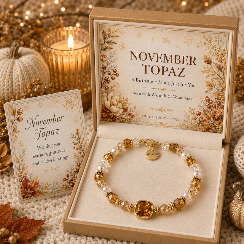 🎅 2026 Christmas Gift 50% Off--💎 Birthstone Meaning Bracelet | Limited Edition 2026